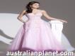 Sweetheart Appliqued Beading Pink Ball Gown Formal Dress