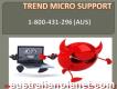 Available 24*7 Trend Micro Support 1-800-431-296.