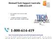 Hotmail Tech Support Australia Satisfactory Email Service at 1-800-614-419