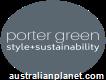 Porter green style + sustainability