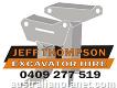 Jeff Thompson Excavator Hire