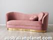 Elegant Pink Sofa For Sale