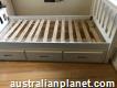 Single bed with 3 drawers mattress including
