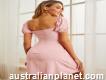 Baby Pink Plain Zipper Sweetheart Solid Detail Dress Fashion