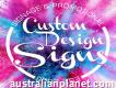 Custom Design Signs