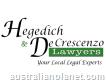 Hegedich & De Crescenzo Lawyers