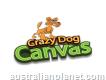 Crazy Dog Canvas