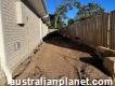 Small concrete retaining wall and turfing project
