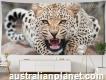 Buy Attractive Animal Tapestry Of Roaring Leopard
