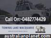 Towing Lake Macquarie