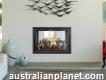 Double-sided Gas and Wood Fireplaces in Melbourne