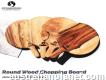Natural Round Wood Chopping Board